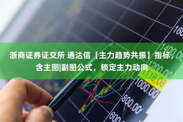 浙商证券证交所 通达信【主力趋势共振】指标，含主图|副图公式，锁定主力动向