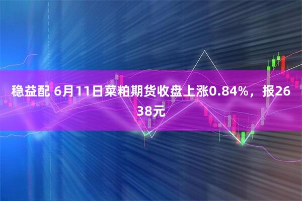 稳益配 6月11日菜粕期货收盘上涨0.84%，报2638元